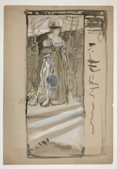 Étude pour - Edwin Austin Abbey