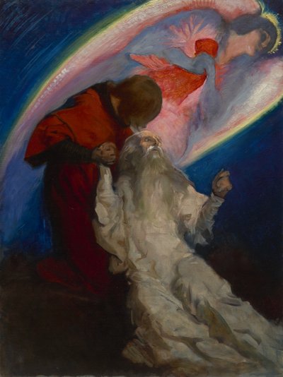 Étude pour Amfortas Libéré par Galahad dans La Quête et l