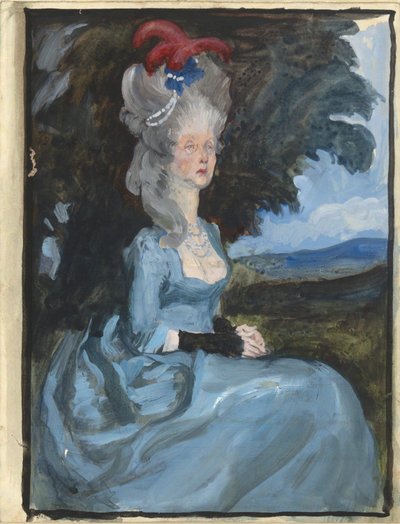 Étude pour Tante Pedigree, d