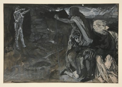 Étude pour le Roi Lear - Edwin Austin Abbey