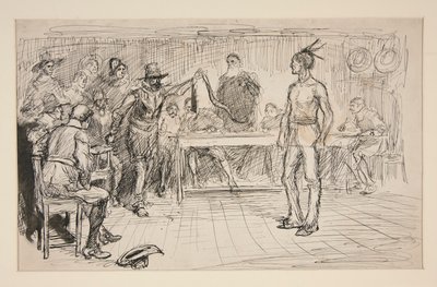 Étude pour Miles Standish - Edwin Austin Abbey