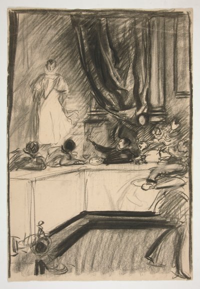 Étude pour Petruchio et Katharina - Edwin Austin Abbey