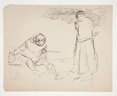 Étude pour une pièce de Shakespeare non identifiée - Edwin Austin Abbey