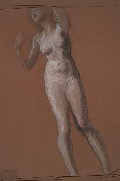 Étude pour la figure de 15h dans - Edwin Austin Abbey