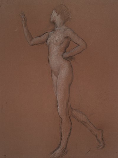 Étude pour figure de 7h - Edwin Austin Abbey