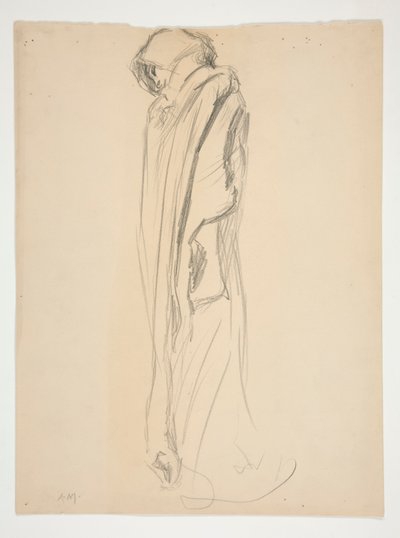 Étude pour la figure de 21h - Edwin Austin Abbey