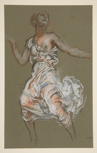 Étude pour la figure de midi - Edwin Austin Abbey