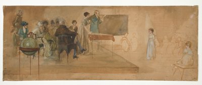 La récitation - Edwin Austin Abbey