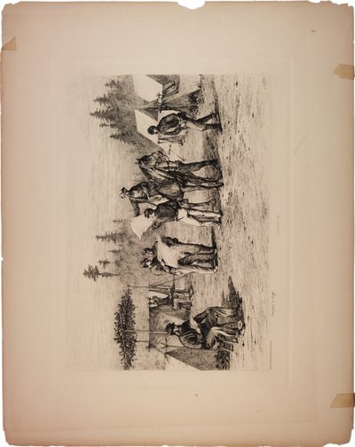 Journaux en camp, 1876 - Edwin Austin Forbes