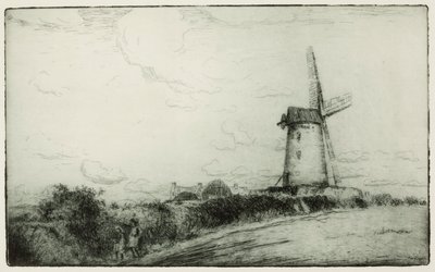 Le moulin à vent - Edwin Butler Bayliss