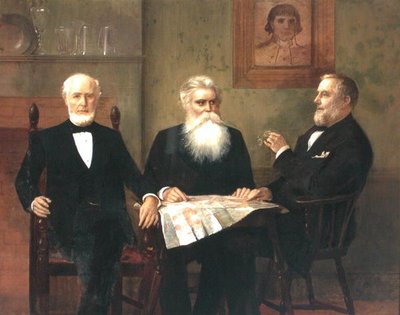 Charles Edwin Wilbour avec deux cousins - Edwin Howland Blashfield