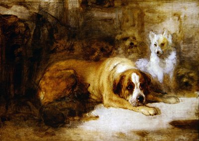 Étude de chiens - Edwin Landseer