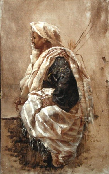 Un Arabe assis - Edwin Lord Weeks