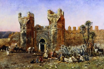 À la porte de Shelah, passé et présent - Edwin Lord Weeks