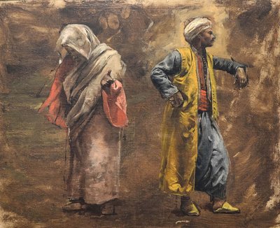 Étude de deux figures - Edwin Lord Weeks