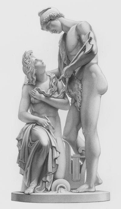 Le Bûcheron, gravé par E Roffe d