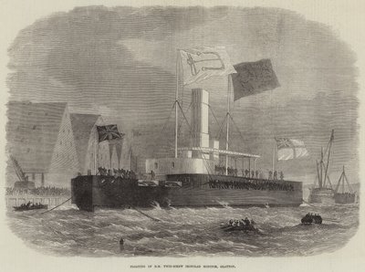 Flottement du monitor cuirassé à double hélice HM, Glatton - Edwin Weedon