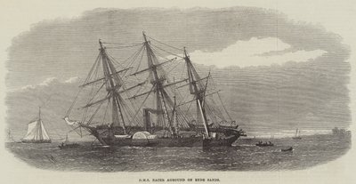 HMS Racer échoué sur les sables de Ryde - Edwin Weedon