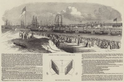 Ouverture du nouveau dock de West Hartlepool - Edwin Weedon