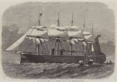 Notre flotte blindée, HMS Minotaur, construite sur la Tamise - Edwin Weedon