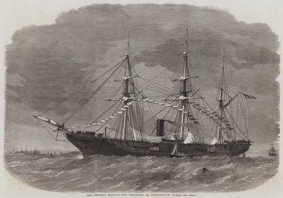 La corvette fédérale Tuscarora dans les eaux de Southampton - Edwin Weedon