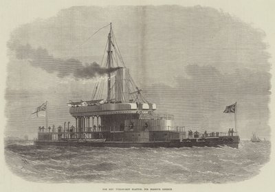 Le nouveau navire-tourelle Glatton, pour la défense du port - Edwin Weedon