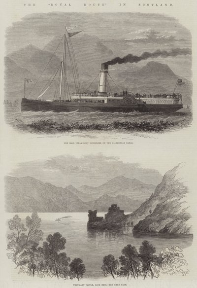 La Route Royale en Écosse - Edwin Weedon
