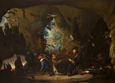 Calvin en enfer - Egbert van Heemskerk the Younger