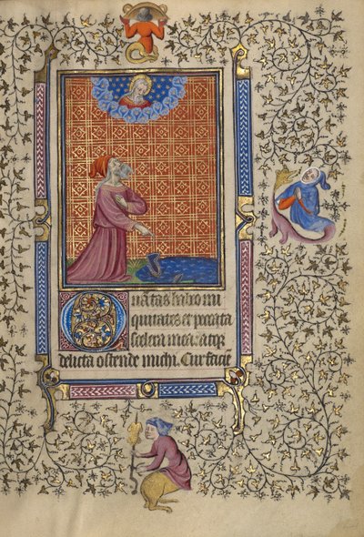 Job Pointing to a Cloak on the Ground (Le travail désigne une cape sur le sol) - Egerton Master