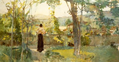 De mon jardin (à Signa), vers 1888 - Egisto Ferroni