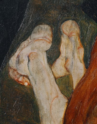 Kardinal und Nonne, Cardinal et nonne (huile sur toile) - Egon Schiele