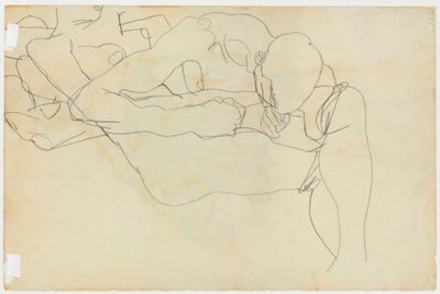 Amoureux, 1913 - Egon Schiele