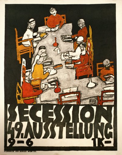 Affiche de la sécession - Egon Schiele