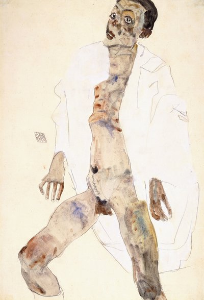 Homme debout - Egon Schiele