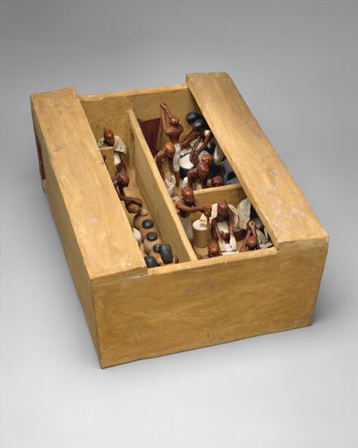 Modèle de boulangerie et brasserie du tombeau de Meketre, vers 1981-1975 av. J.-C. - Egyptian 12th Dynasty