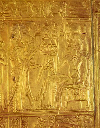 Détail du sanctuaire doré, de la tombe de Toutankhamon, Nouvel Empire - Egyptian 18th Dynasty