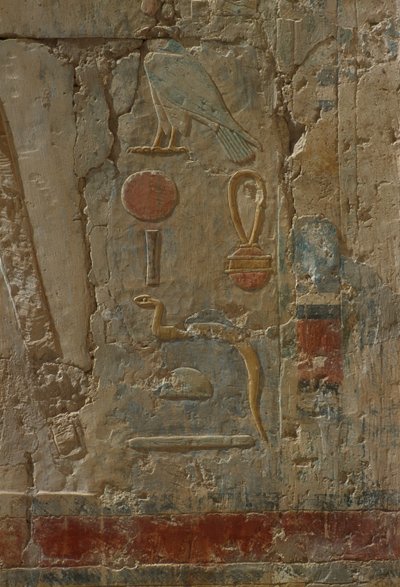 Relief représentant Horus, chapelle de la déesse Hathor - Egyptian 18th Dynasty