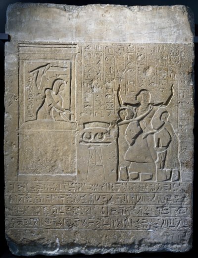 Hormin, chef du harem du roi, récompensé par des colliers d