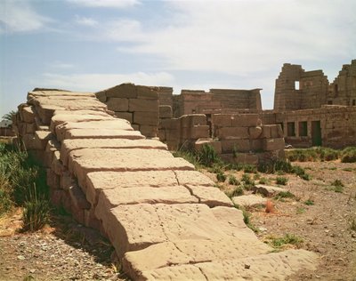 Nilomètre, du temple funéraire de Ramsès III (c.1184-1153 av. J.-C.) Nouvel Empire - Egyptian 20th Dynasty