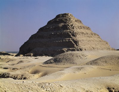 Pyramide à degrés du roi Djoser (c.2667-2648 av. J.-C.) Ancien Empire - Egyptian 3rd Dynasty