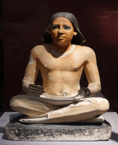 Scribe accroupi, 5e dynastie - Egyptian 5th Dynasty