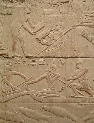 Relief représentant un homme s