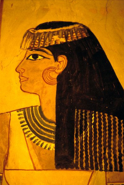 Égypte ancienne, peinture murale, tombe de Sennufer, tombe des nobles, Thèbes - Egyptian Egyptian