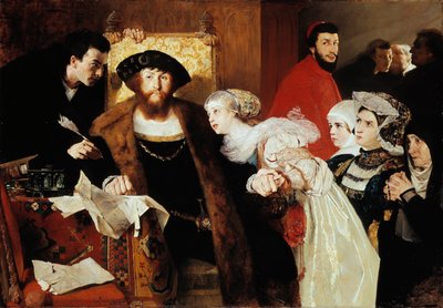 Christian II signant l