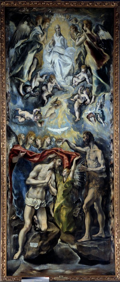 Le baptême du Christ - El Greco