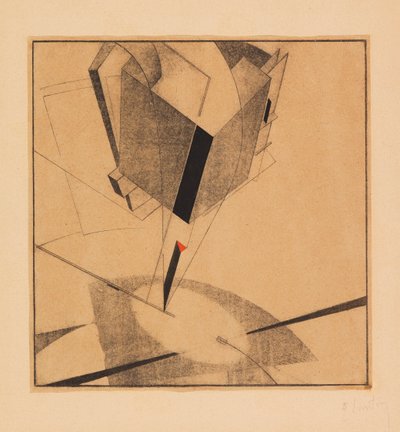 Proun 5A, 1919 - Eliezer Markowich Lissitzky