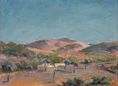 Colline avec des arbres, n.d. - Eleanor Harris
