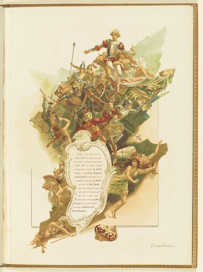 Programme pour le ballet La Perle par Marius Petipa et Riccardo Drigo, 1896 - Elena Petrovna Samokish Sudkovskaya