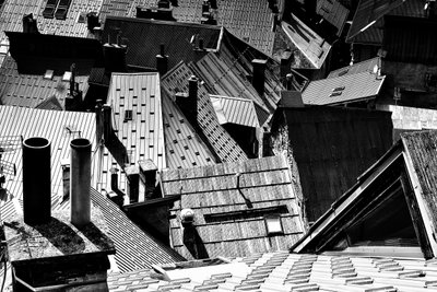 Toits urbains géométriques - Elena Raceala