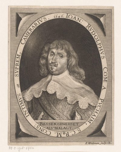Portrait de Johann Rudolph von Puchaim - Elias Widemann